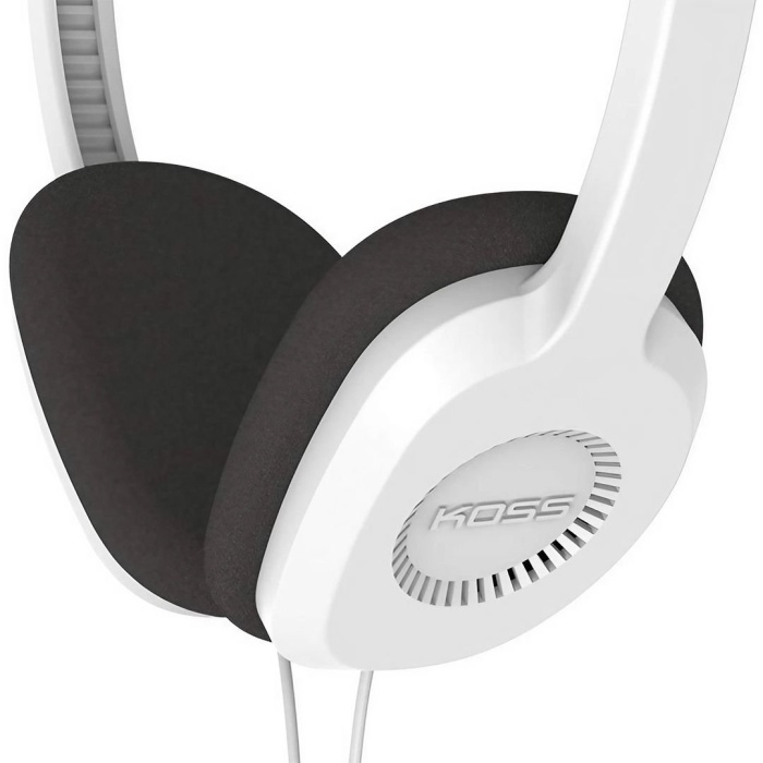 Koss 06 0029 KPH8W Kulak Üstü Kulaklık (Başlangıç - Günlük Kullanım) | Beyaz Renk Bitişi, Modern Minimalist Tasarım, Hafif ve Esnek Gövde | Ölçüler: Standart Kulak Üstü